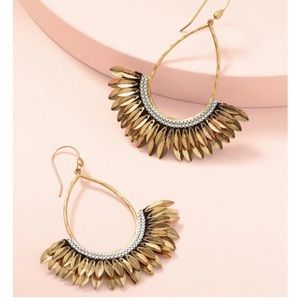 Stella & Dot Pegasus earrings. Worn once.